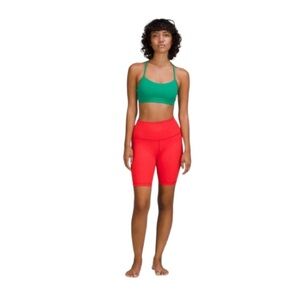 Lululemon “Align” High Rise Red Bike Shorts - Women’s Size 2